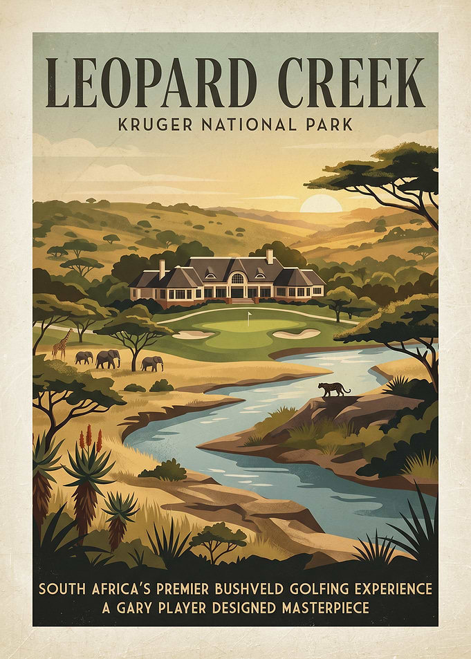 Leopard Creek Golf Course Poster