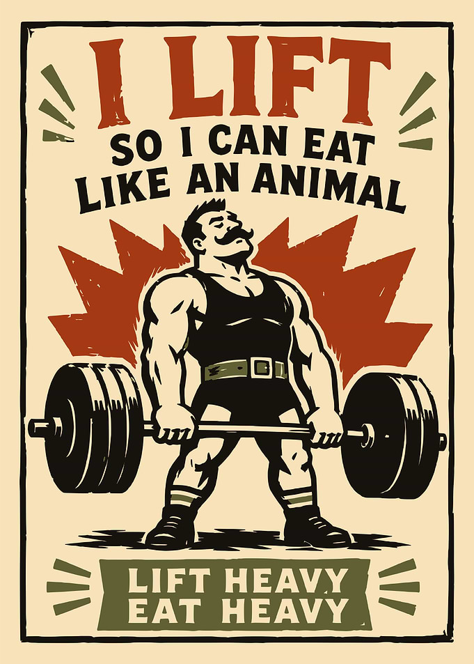 Lift Heavy Poster Print