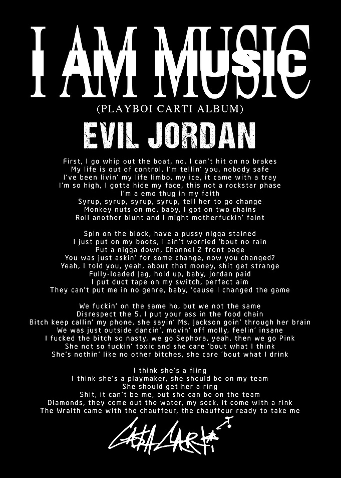 Playboi Carti 'I Am Music' Album Art