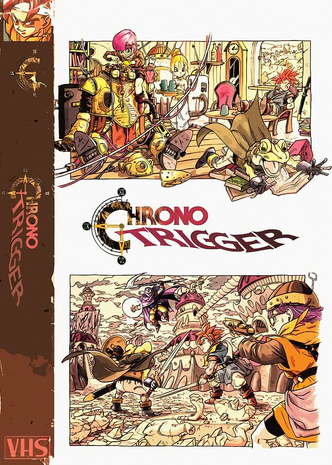 Chrono Trigger VHS Cover Art