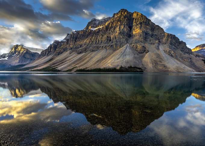 Mountain Reflection in Lake