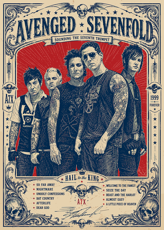 Avenged Sevenfold Band Poster