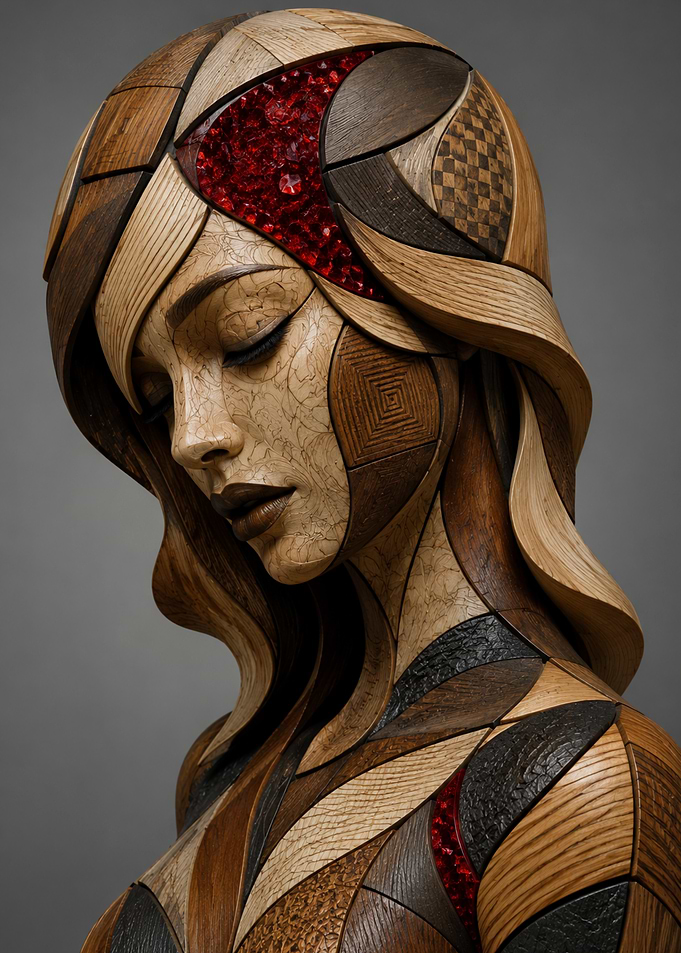 Sculptural Portrait of a Woman