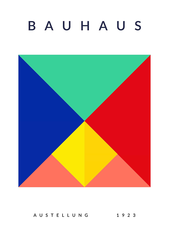 Bauhaus | Squares and triangles