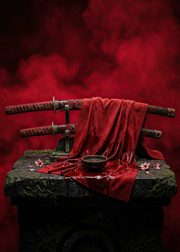 Samurai Swords and Blood Offering