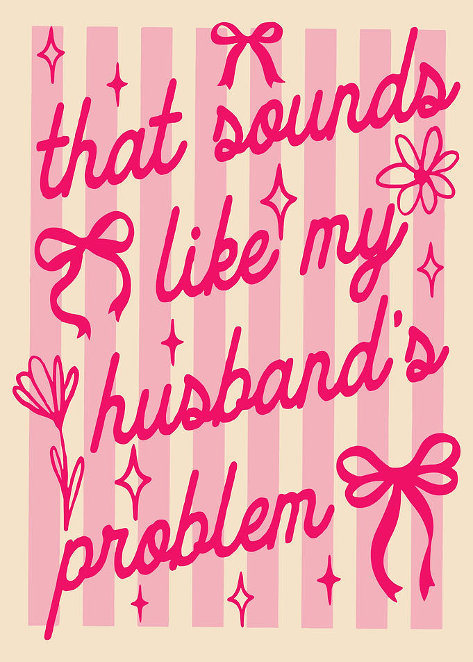 That sounds like my husband's problem text art