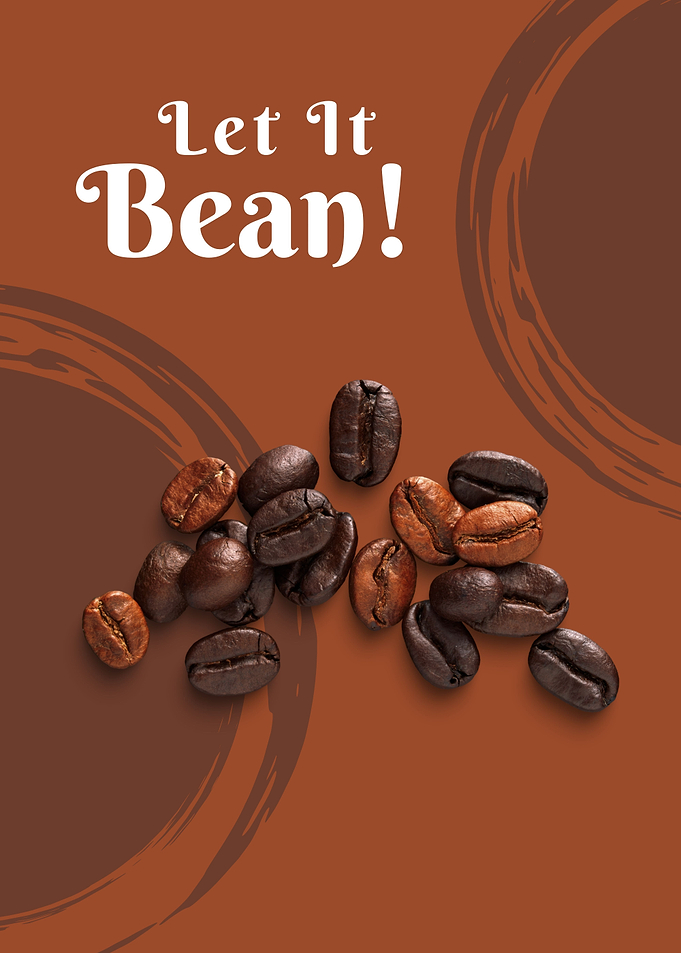 Let It Bean Coffee Poster