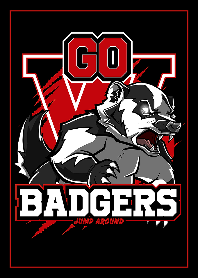 Go Badgers Jump Around