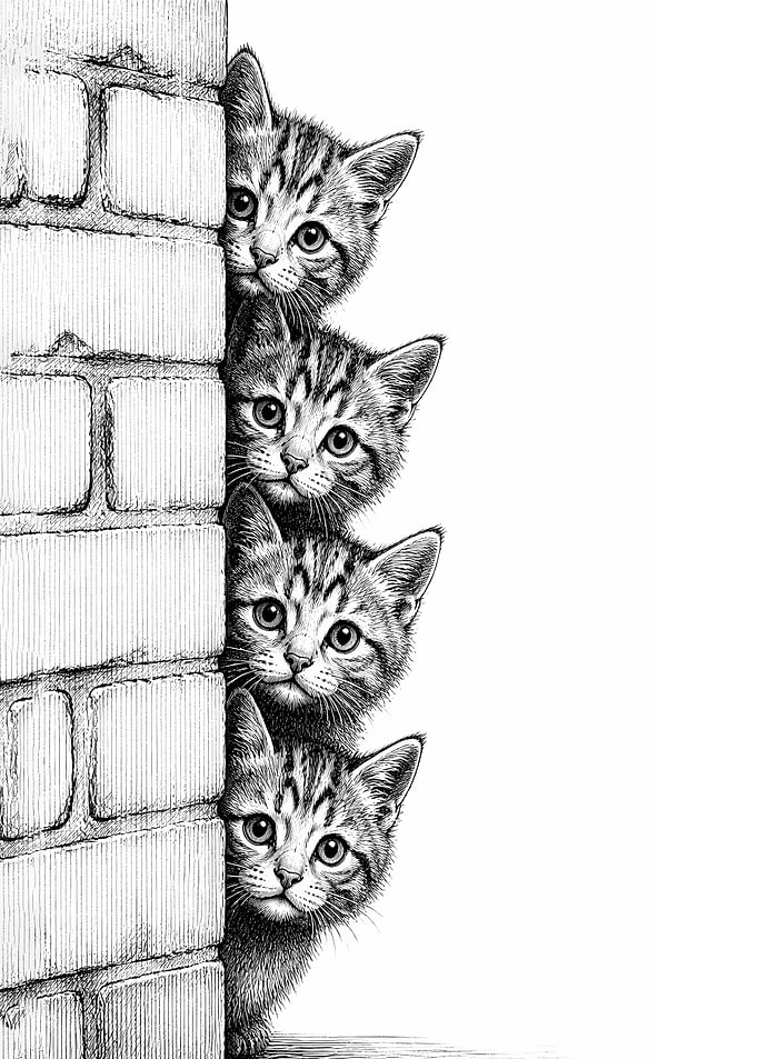 cute peeking