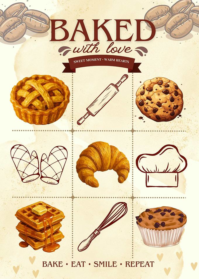 Baking Kitchen Poster