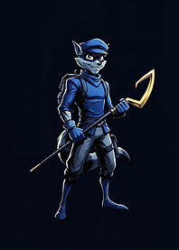 Sly Cooper with Cane