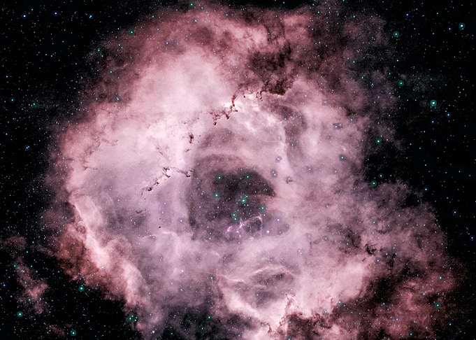 Rosette Nebula in Space