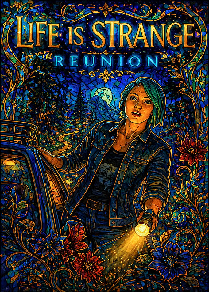 Life is Strange Reunion Stained Glass Art