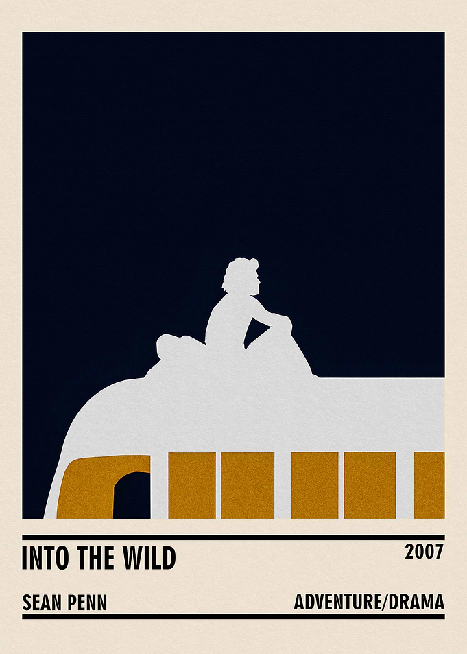 Into the Wild Minimalist Poster
