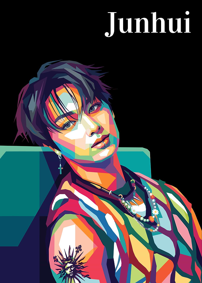 Junhui Pop Art Portrait