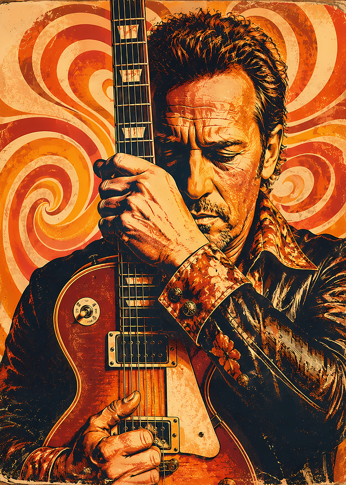 Bruce Springsteen with Guitar