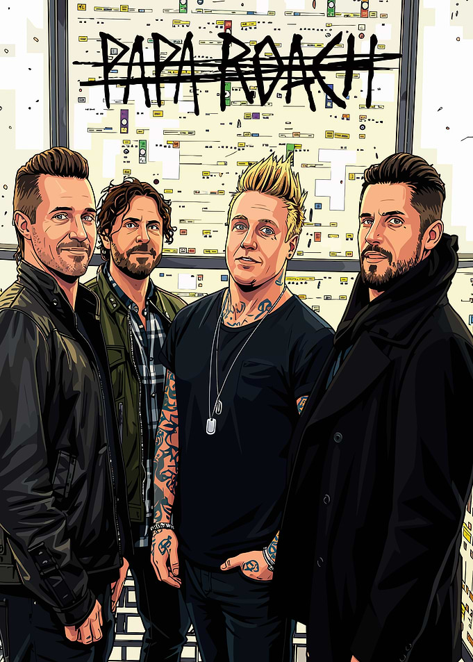 Papa Roach Band Portrait