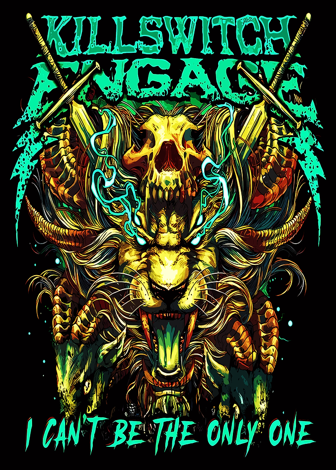 Killswitch Engage Lion Skull Artwork