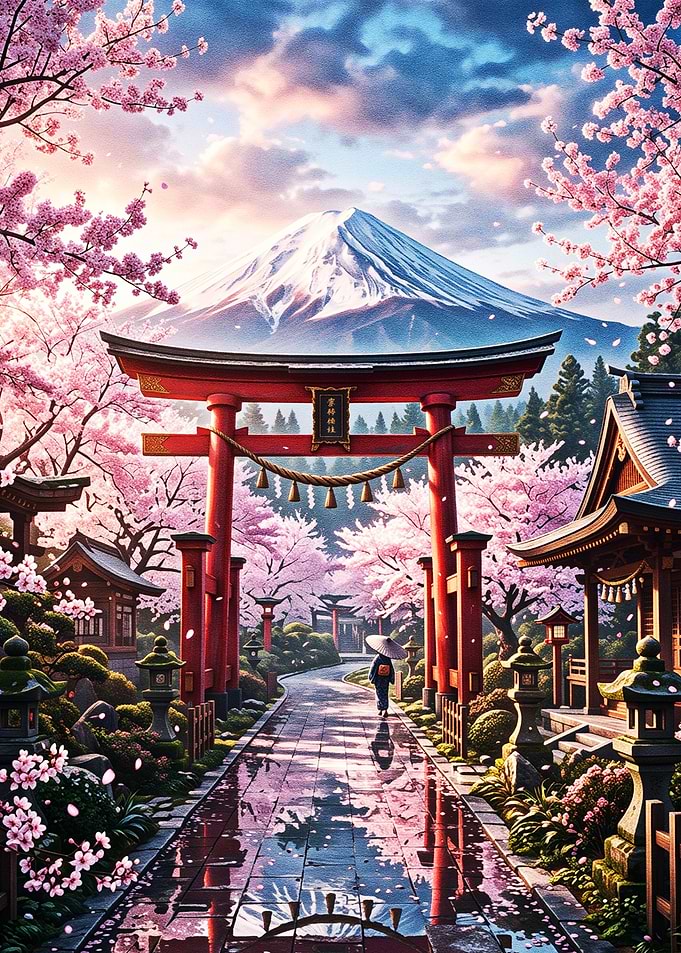 Torii Gate Spring Journey