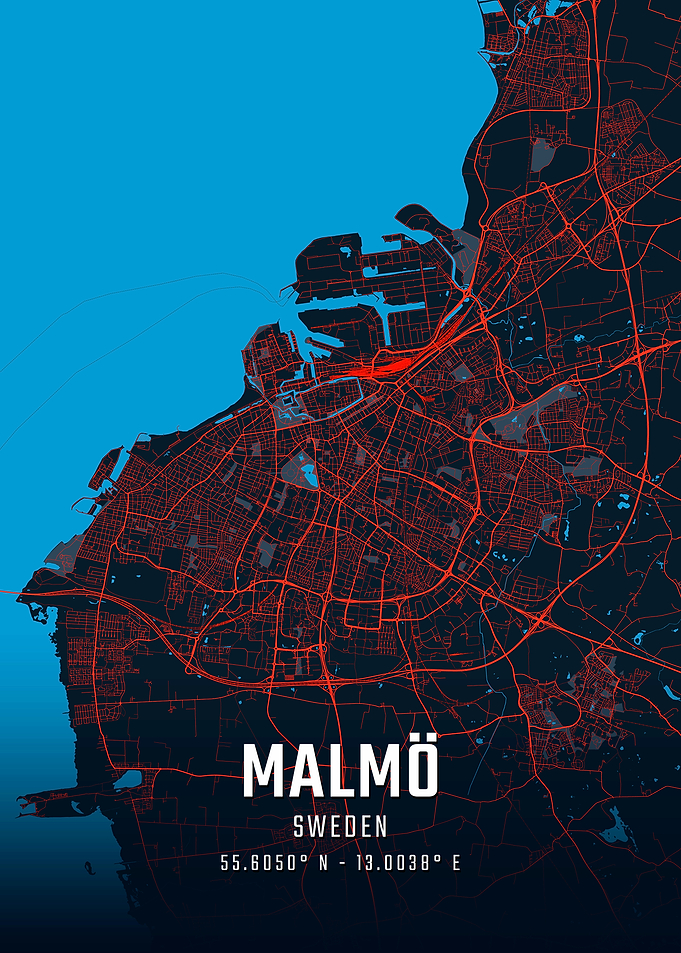 Malmö City Map