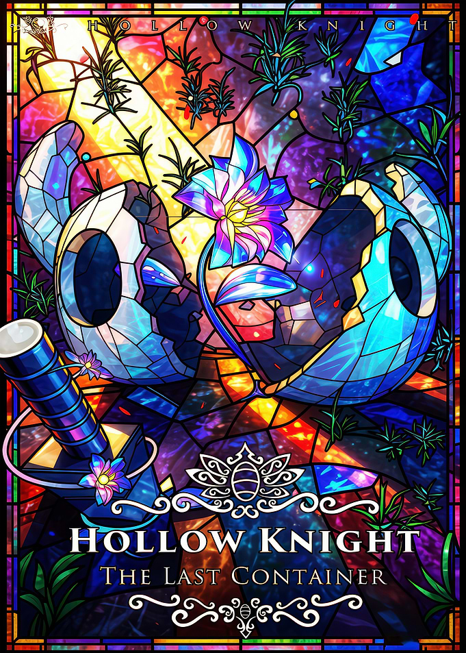 Hollow Knight The Last Container Stained Glass
