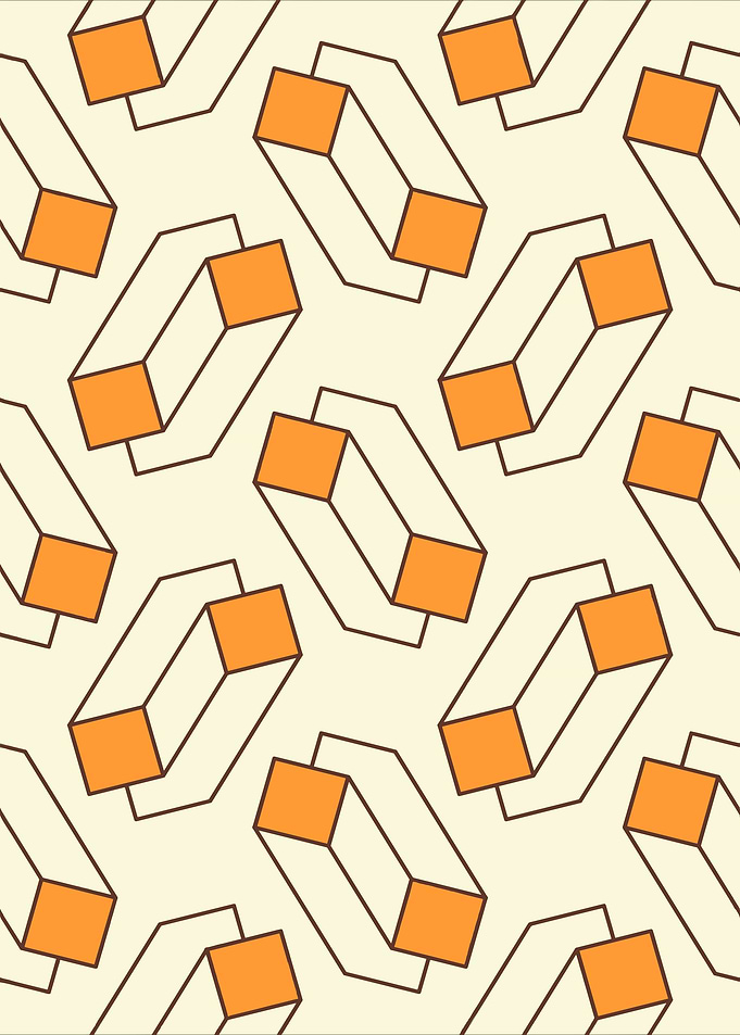 Optical Illusion Geometric Pattern