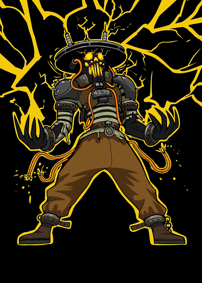 Deadlock Electric Monster Character Art