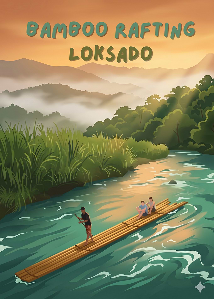 Bamboo Rafting in Loksado