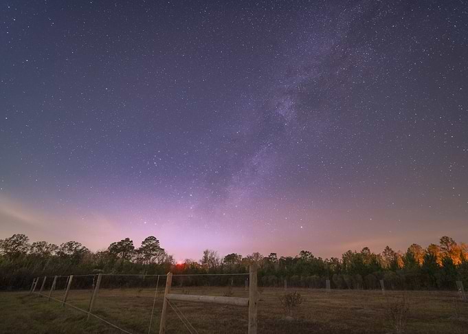 Setting Summer Milky Way