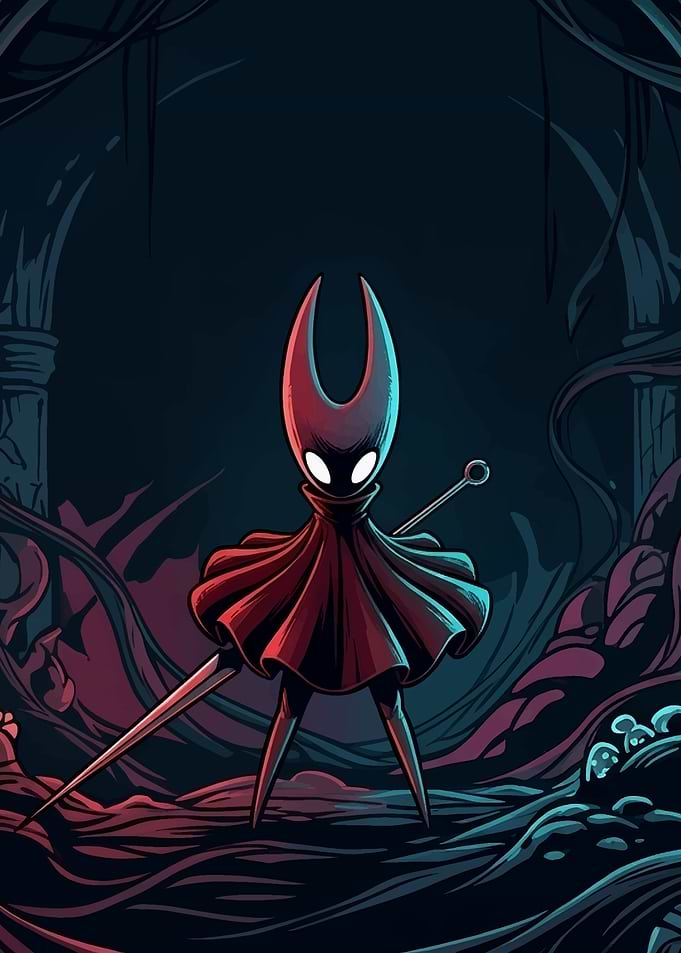 Hollow Knight Hornet Silksong Gaming Art