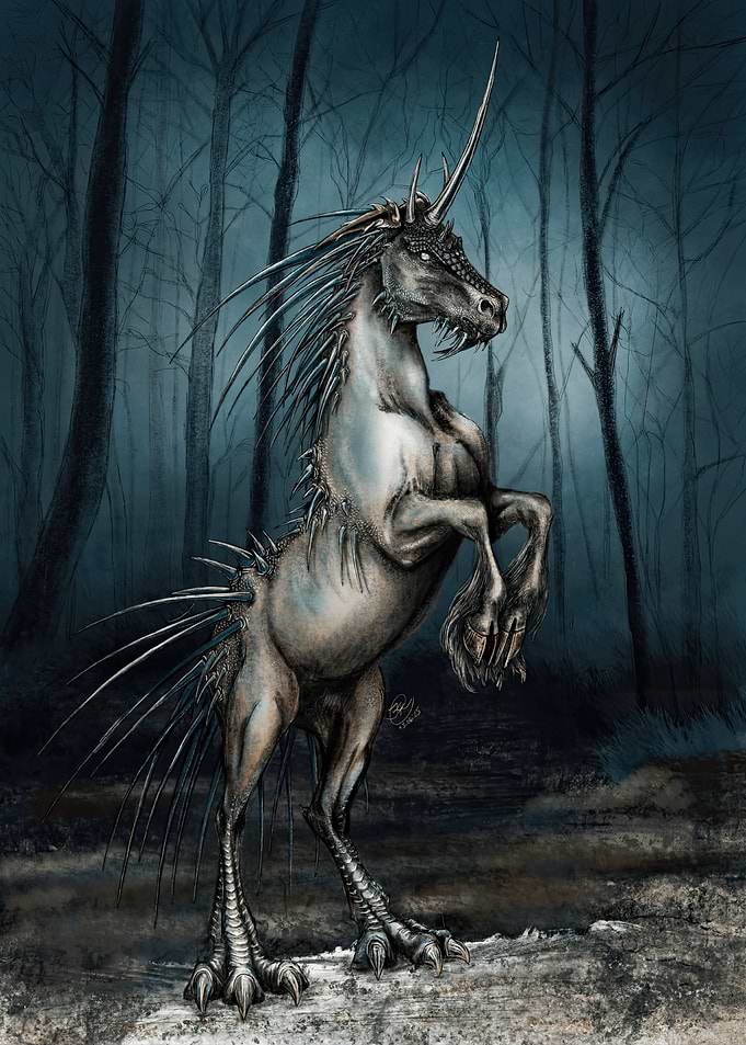 Velroth - warhorse without rider