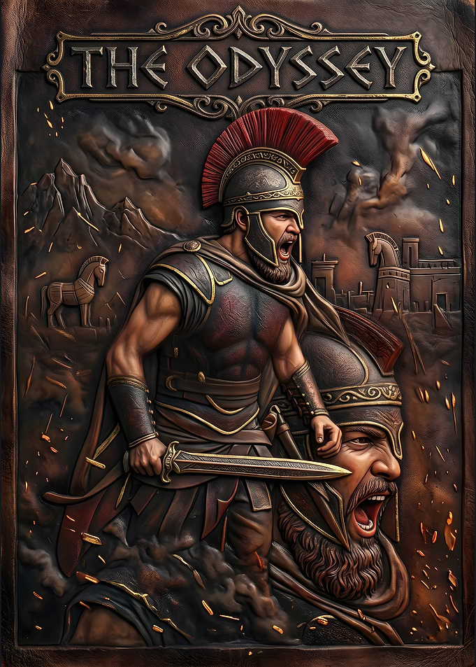 The Odyssey Embossed Movie Art