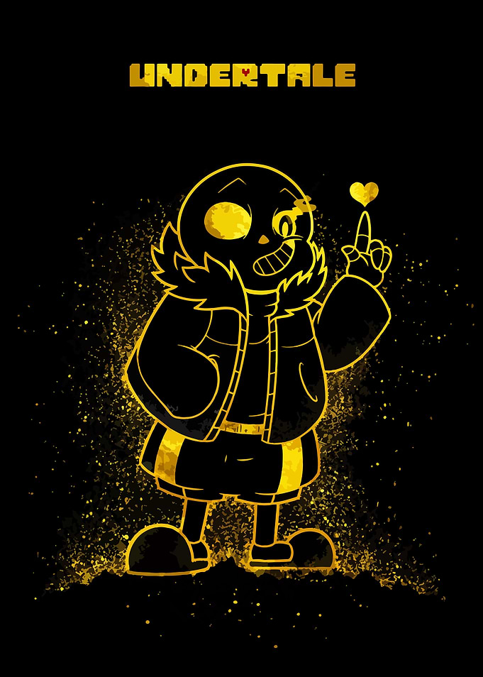Undertale Sans Golden Art