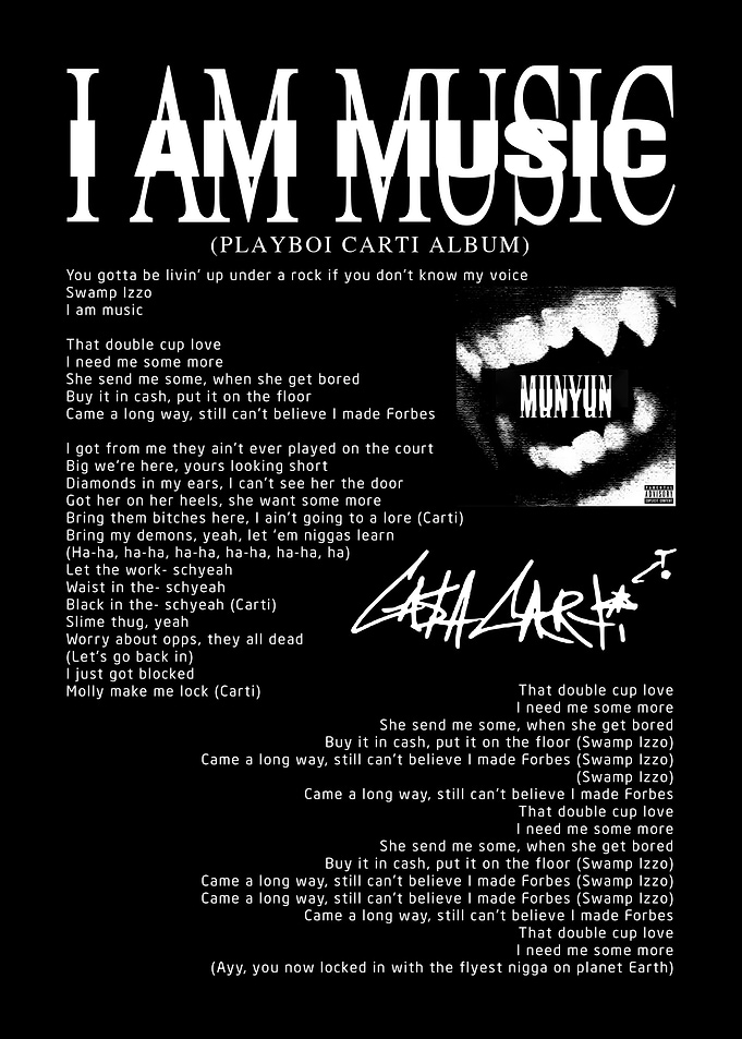 Playboi Carti I Am Music Album Art