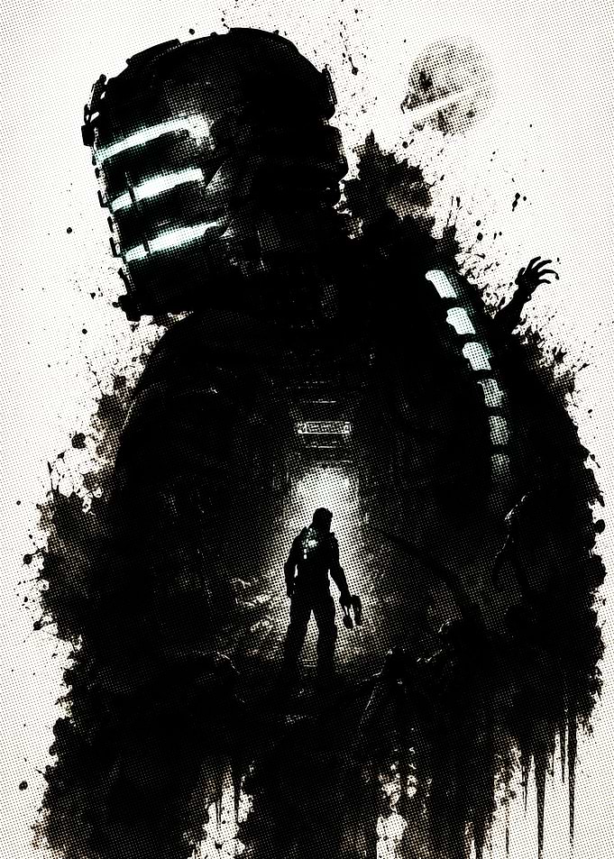 Dead Space Isaac Clarke Silhouette