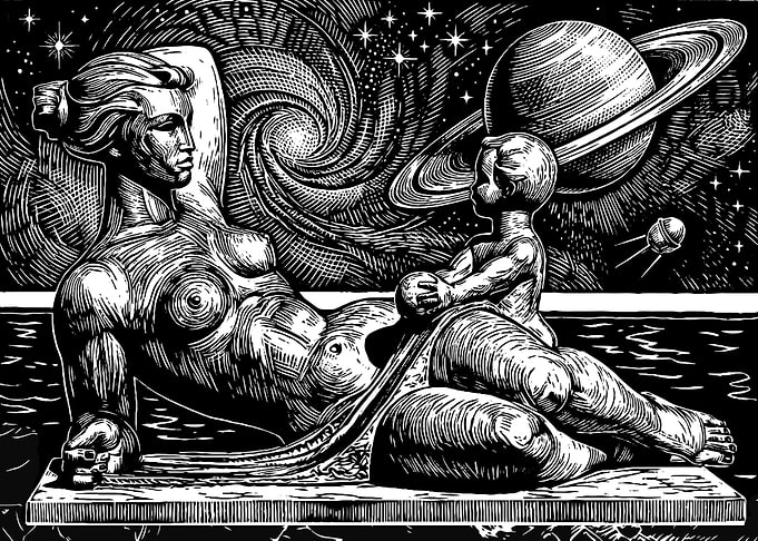 Cosmic Mother and Child