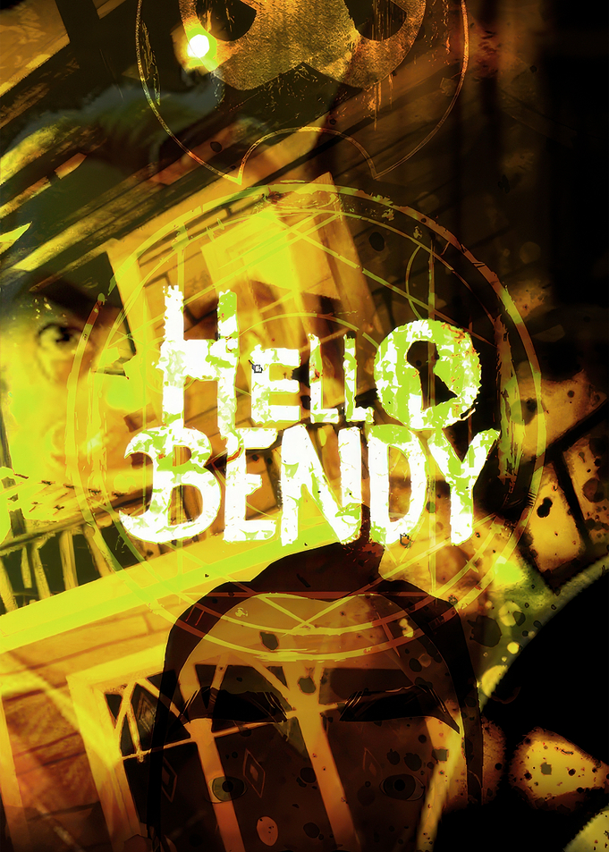 Hello Bendy Text Art