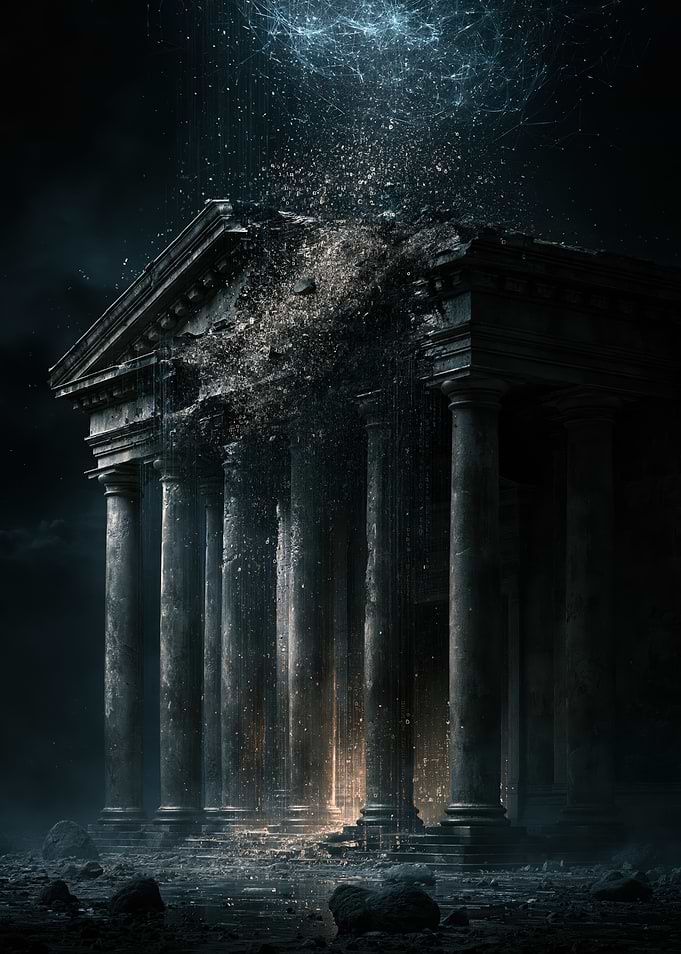 Ancient Ruins with Cosmic Energy