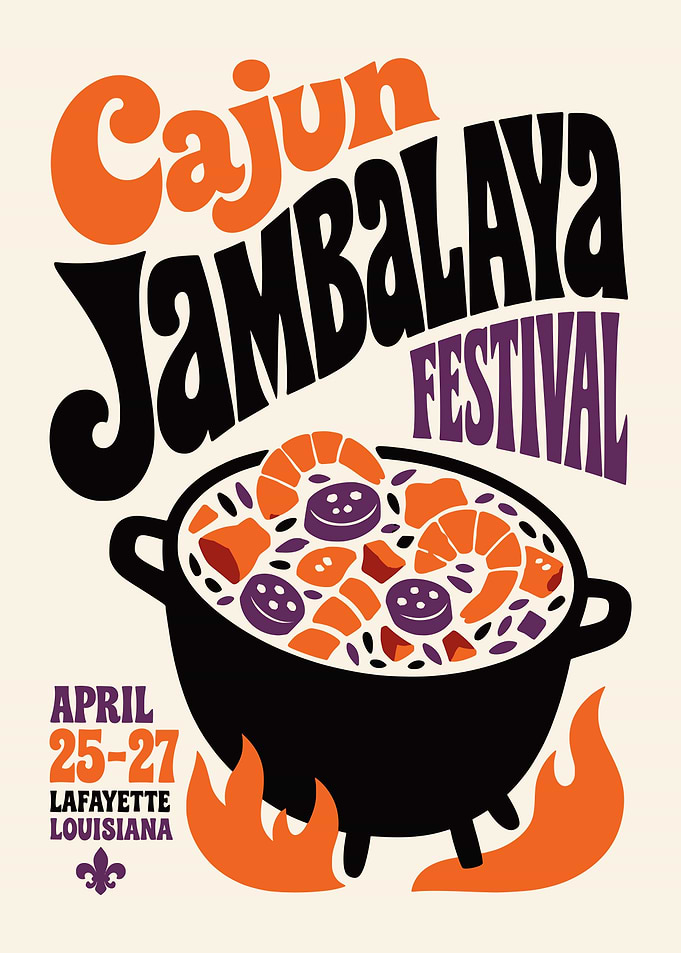 Cajun Jambalaya Festival Poster