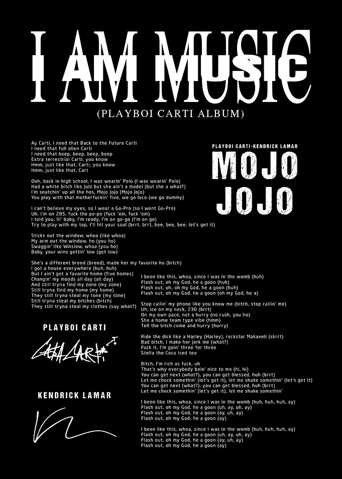 Playboi Carti I Am Music Album Art