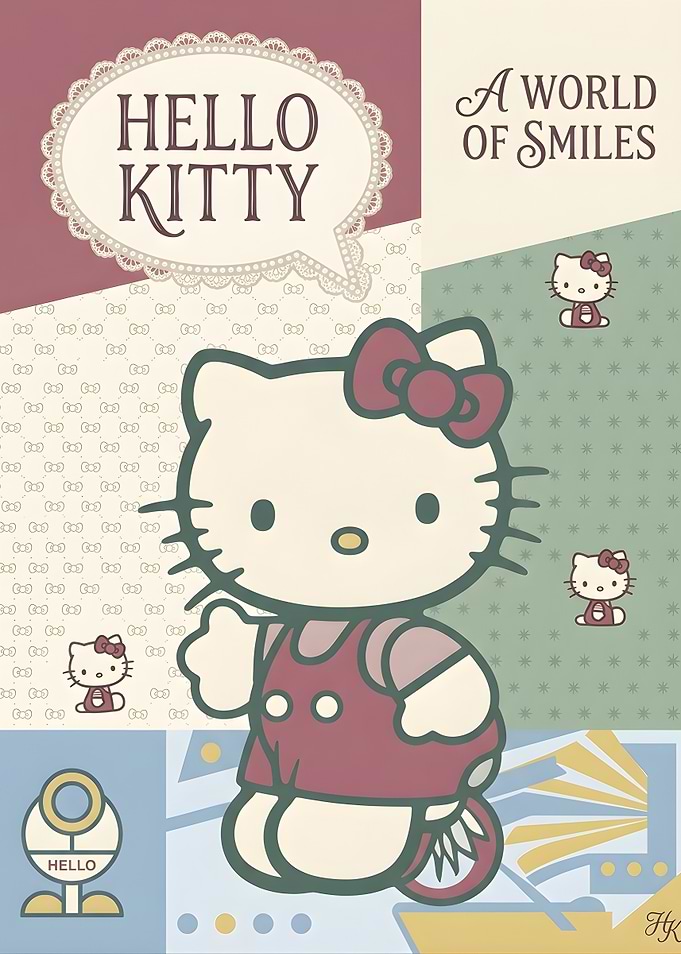 Hello Kitty World of Smiles Poster