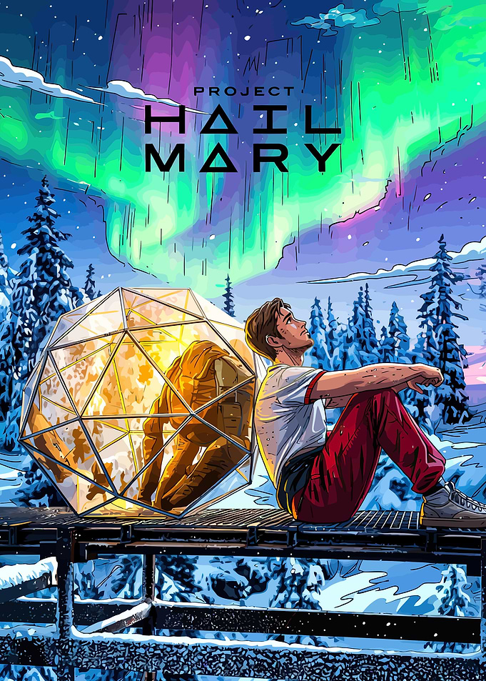 Project Hail Mary Sci-Fi Art