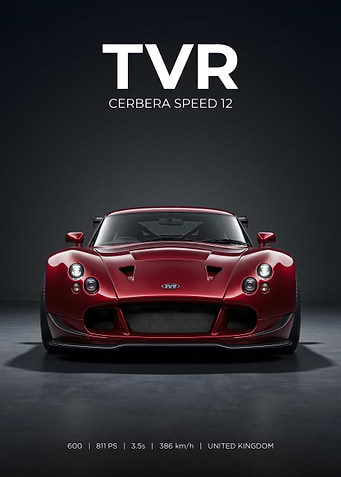 TVR Cerbera Speed 12 Poster