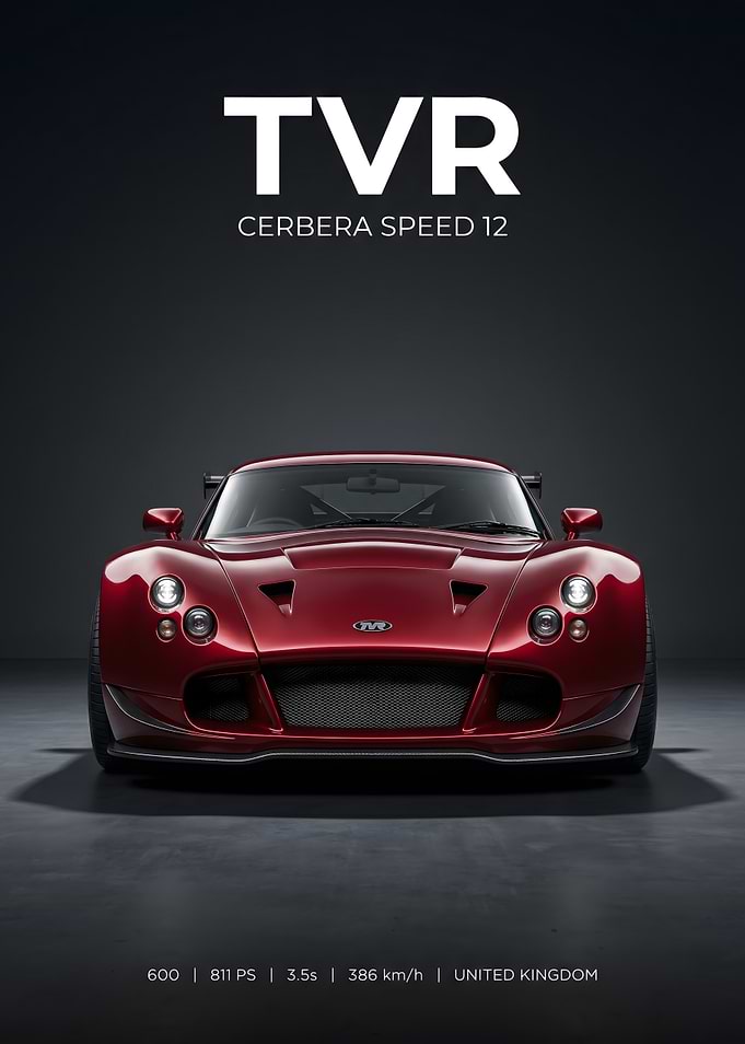 TVR Cerbera Speed 12 Poster