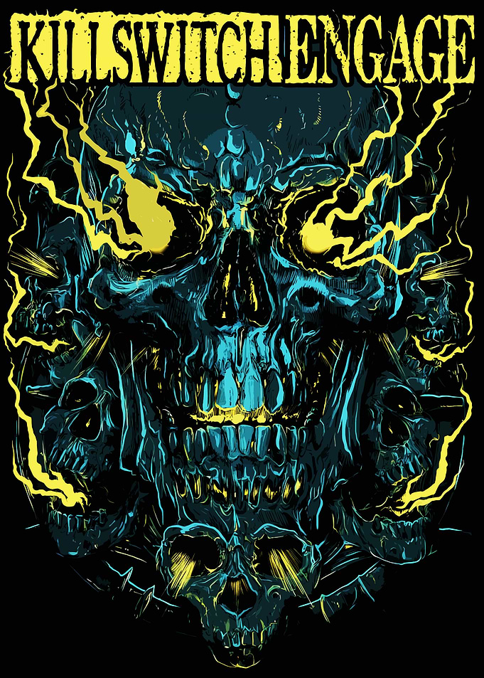 Killswitch Engage Skull Art