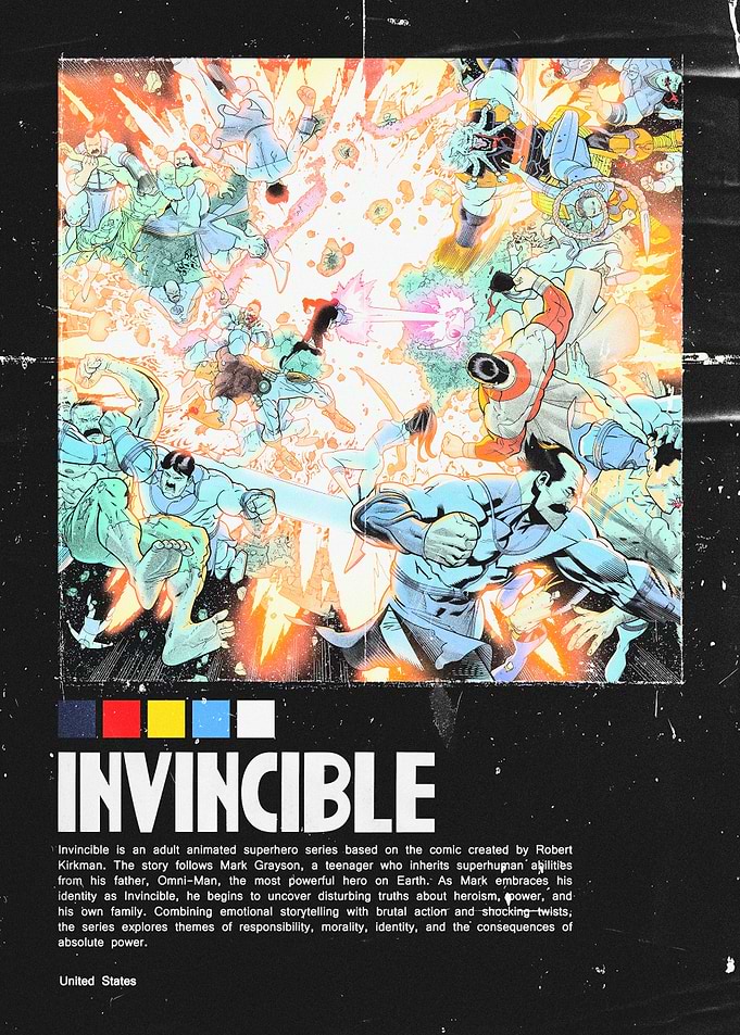 Invincible Comic Book Poster