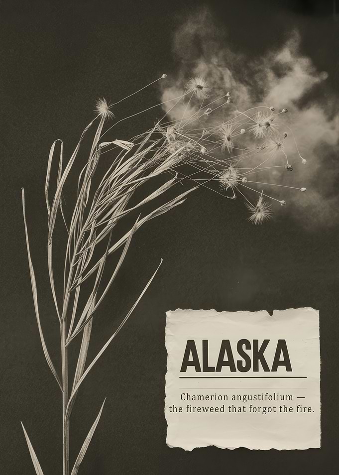 Alaska Fireweed Botanical