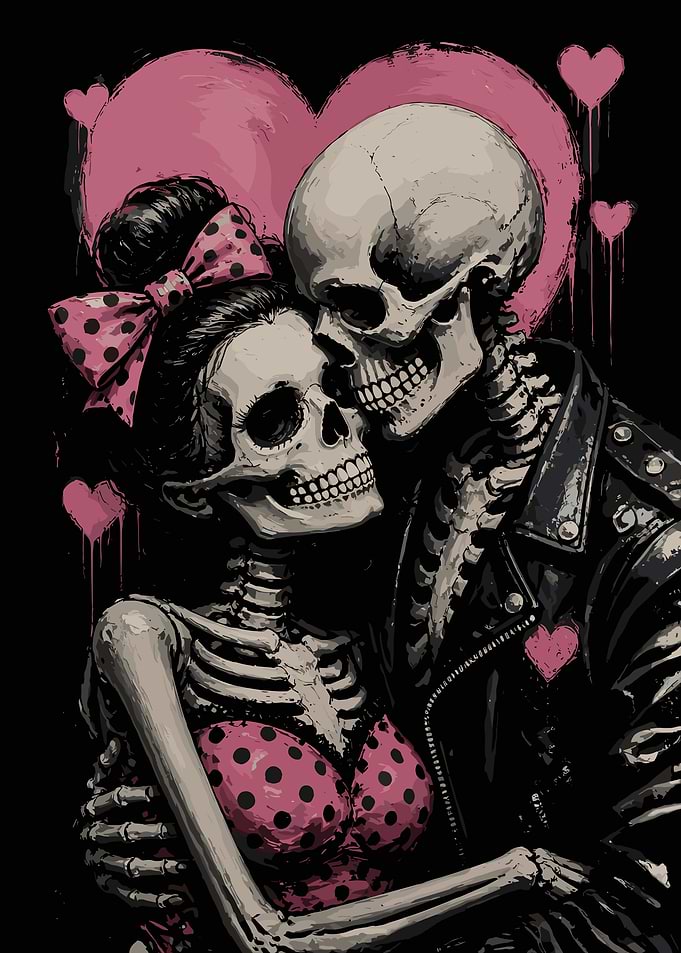 Skeleton Couple