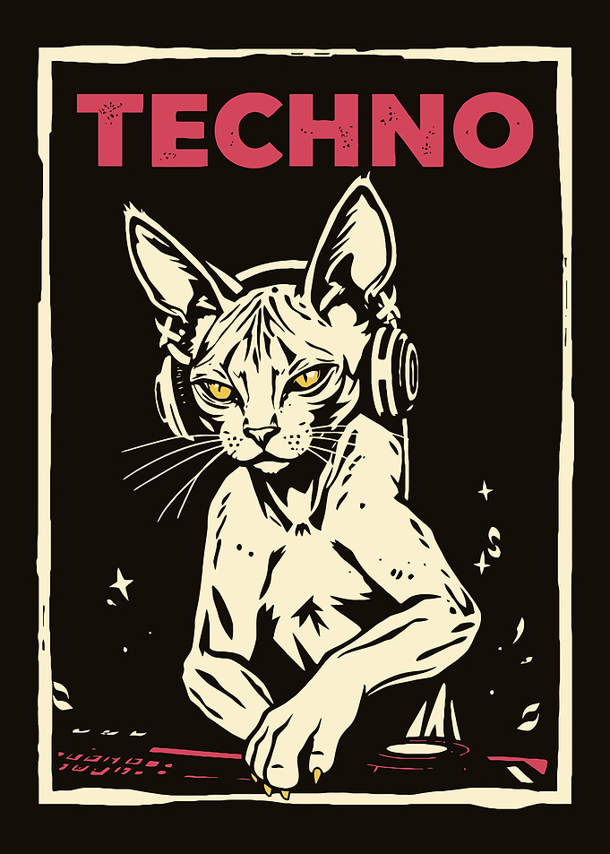 Techno Cat DJ