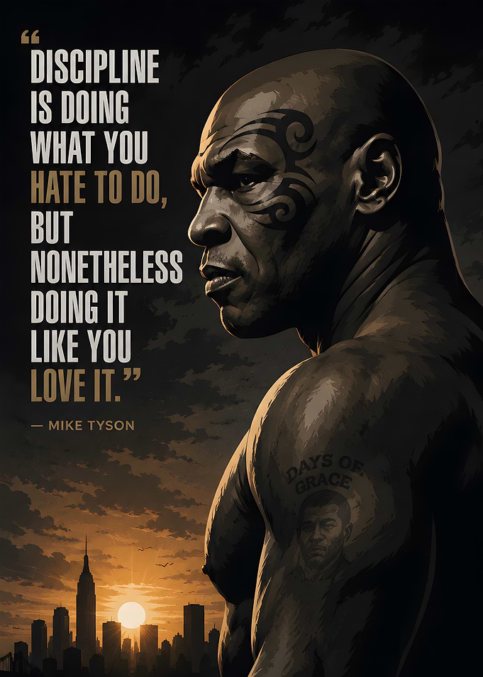 Mike Tyson Discipline Quote